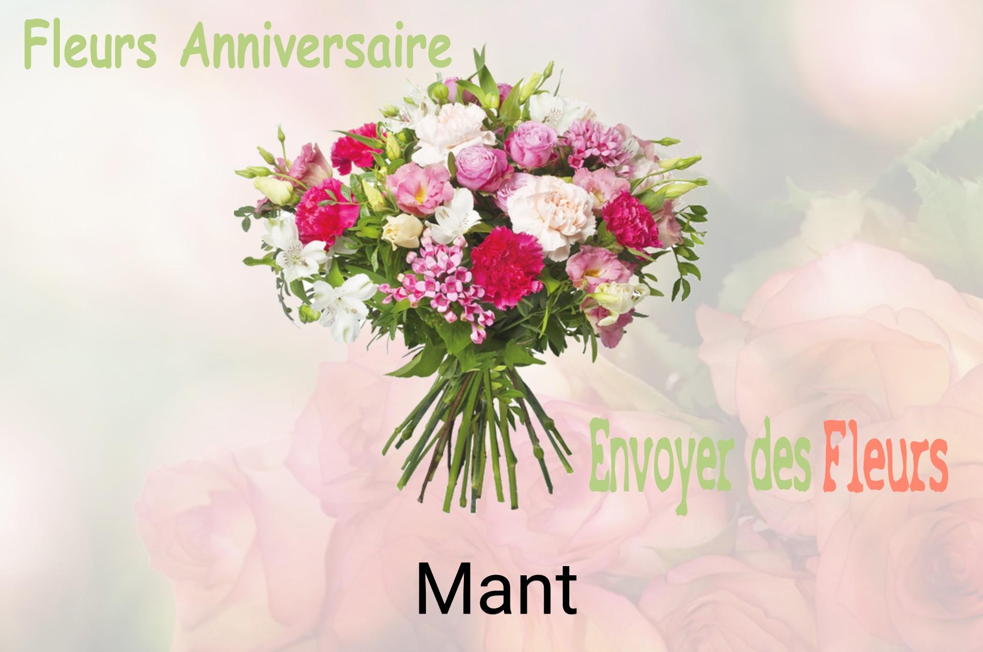 Bouquet de fleurs d’anniversaire livré à Mant